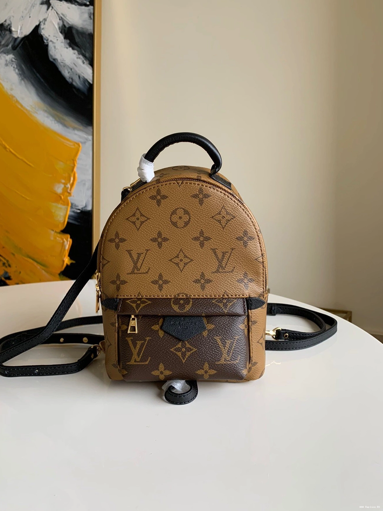 Aaa replica bags VUITTON SPRINGS EDITON LOUIS MINI PALM NEW 0731